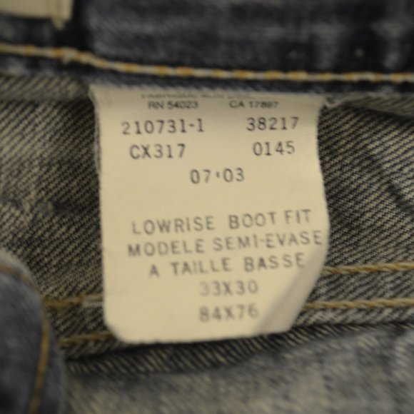 Men's Distressed Boot Fit Jeans by GAP - Picture 3 of 6